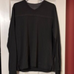 Van Heusen Charcoal V-Neck Sweater size large tall